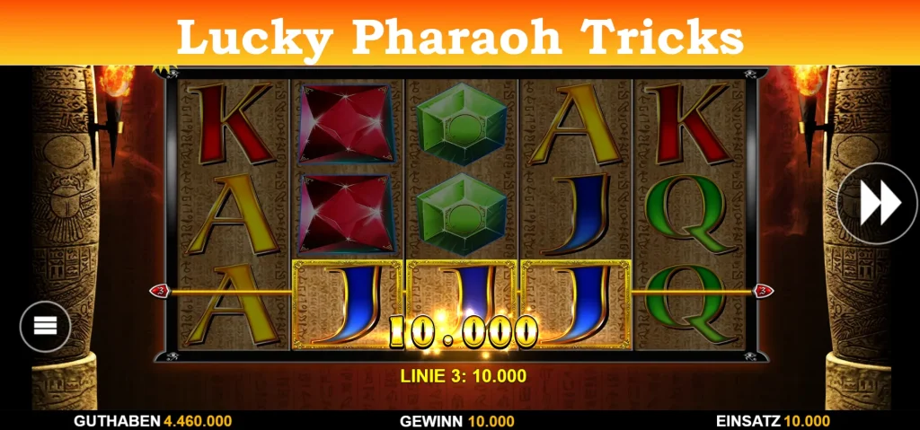 lucky pharaoh tricks